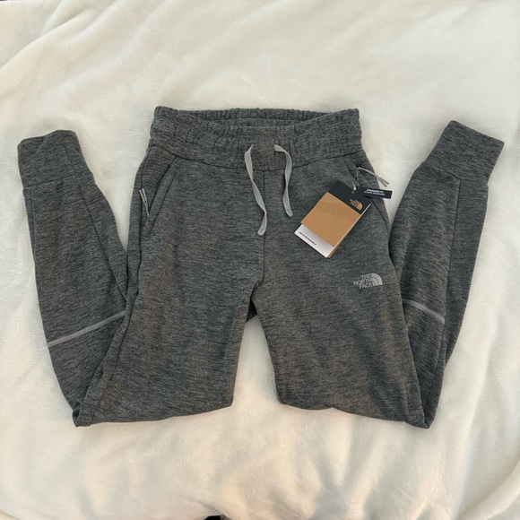 NWT North Face Canyonlands Fleece Joggers Grey XS - Picture 4 of 5